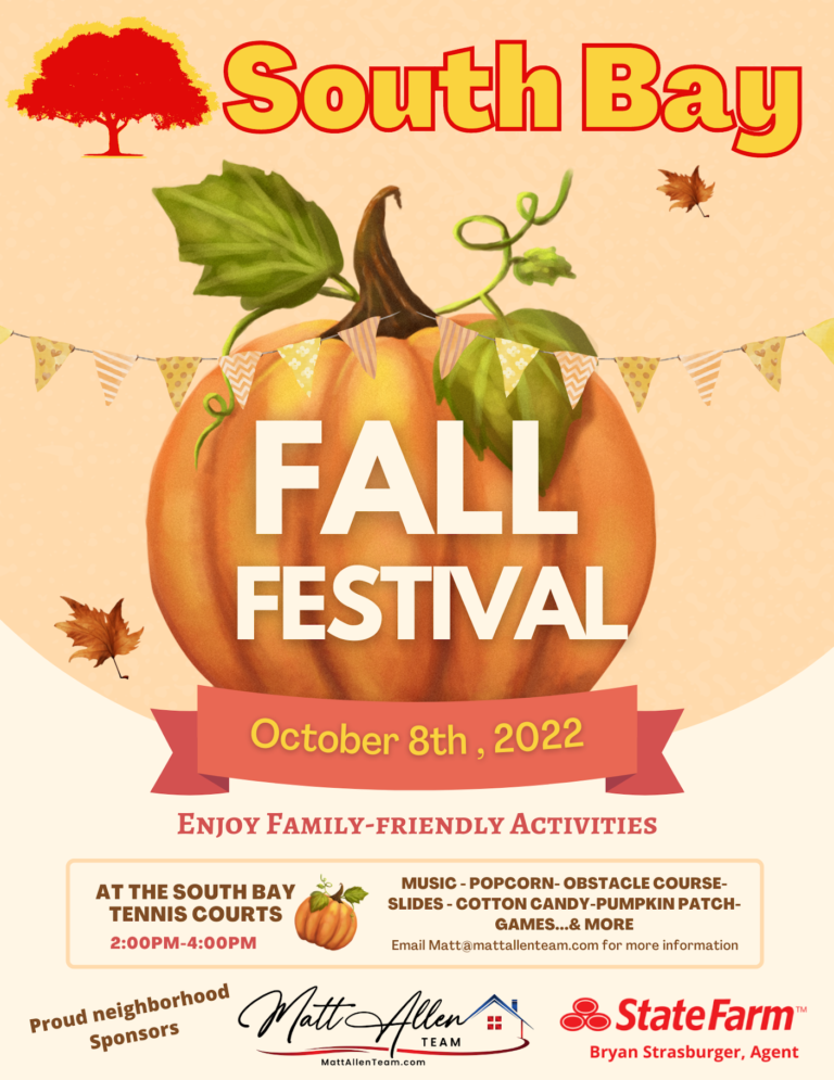 Fall Festival 2022 South Bay Homeowners Association